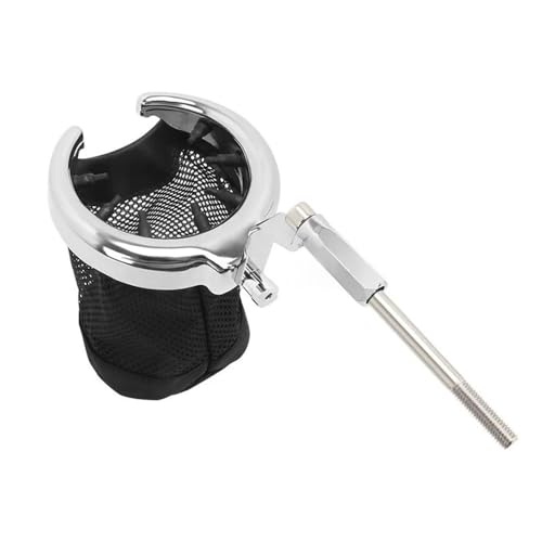 Porte-boisson moto guidon argent pour ne plus manquer d'eau - 2