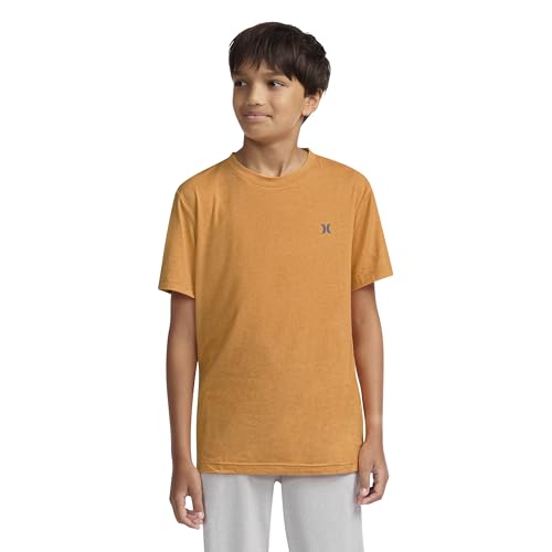 Hurley Basic T-Shirt Garçon résistant en maille de coton respirante - 3