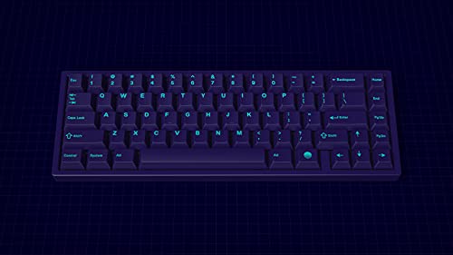 Drop + Mito Gmk Laser Custom Mechanical Keyboard Keycap Set - 120-Keys, Doubleshot, Cherry Profile, For 60%, 65%, And Tkl Layouts, Etc. (Synthwave) #TOP3
