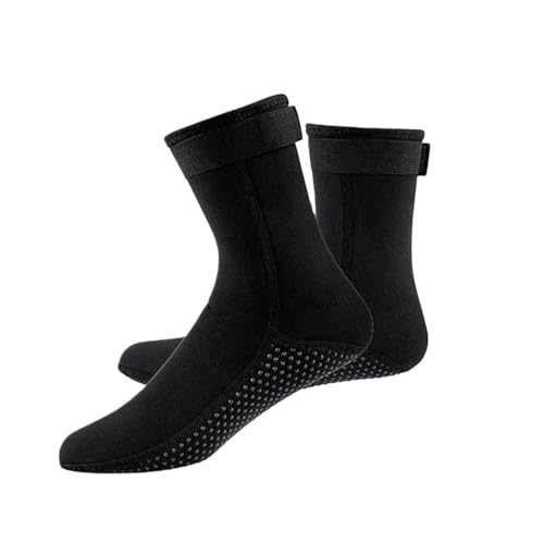 Chaussettes de plongée chaudes 3 mm avec semelle renforcée pour la plage