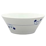 浜陶 波佐見焼 和山窯 flowers アングル ボウル 皿 約13cm リズム柄 385902