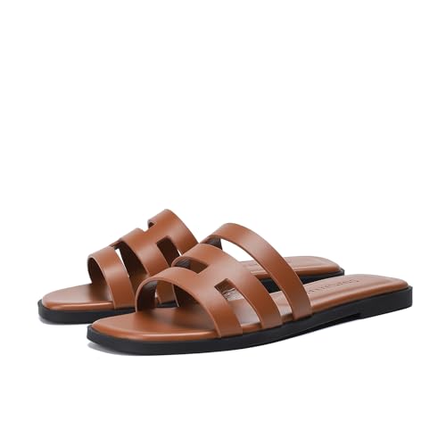 Stratuxx Kaze Women's Dressy Patent Leather Thong Sandals Comfy Flipflops