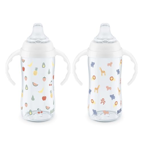 NUK Learner Cup, 8+ Months, Fun Fruits and Animals, Amazon Exclus...