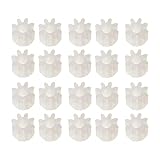 Othmro 30pcs Plastic Gears 8 Teeth Model 082A Reduction Gear Plastic Worm Gears for RC Car Robot Motor