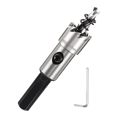 Scie-cloche M2 DTGN en acier rapide robuste de 17 mm pour alliages fins