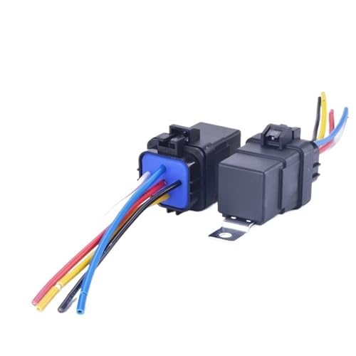 Relais auto 12V 80A 4 broches anti-humidité pour éclairage additionnel