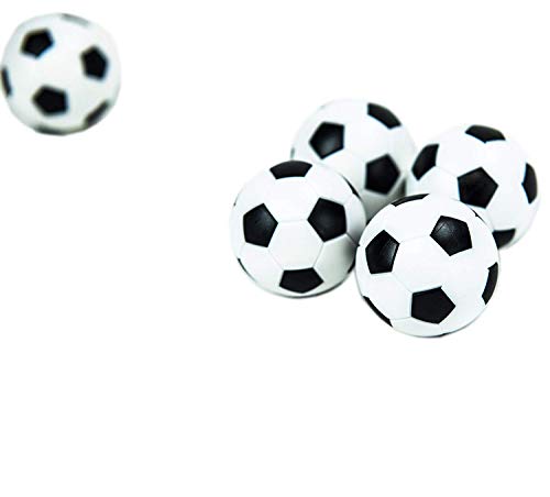 Huji Foosballs Replacement Black And White Mini Soccer Balls (12) #TOP1