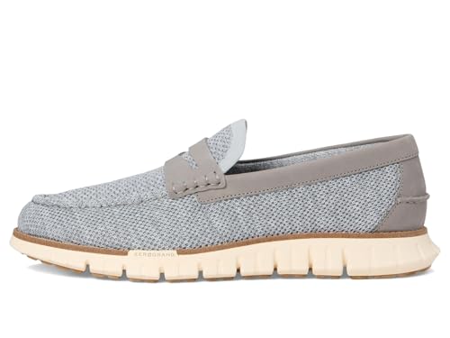 Cole Haan Men's Zerogrand Remastered Stitchlite Loafers, Sea Stone/Natural/Ivory, 10.5-M US