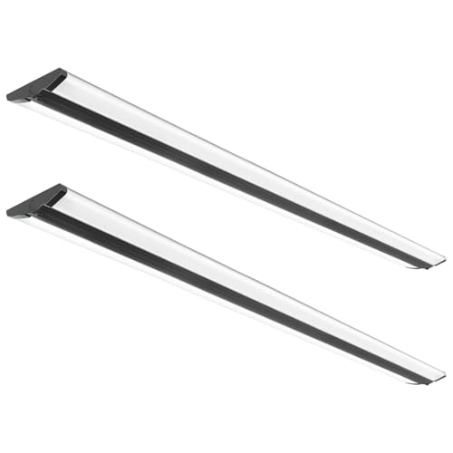 Image of FAITHSAIL 8FT LED Shop Light, 110W LED Wraparound Ultra Slim Strip Lights, 12600 Lumens, 5000k Garage Lighting, 8 Foot LED Strip Light for Office, Workshop, Fluorescent Version Replacement, 2 Pack