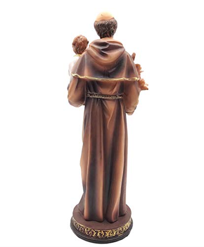 Imagem de Santo Antônio Protetor dos Namorados Resina 30 cm