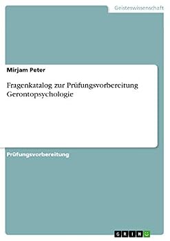 Paperback Fragenkatalog zur Prüfungsvorbereitung Gerontopsychologie [German] Book