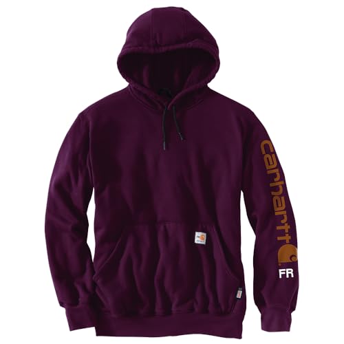 Image of Carhartt Men's Big & Tall Rain Defender Paxton Heavyweight Hooded Sweatshirt