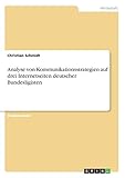  Analyse von Kommunikationsstrategien auf drei Internetseiten deutscher Bundesligisten