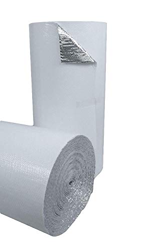 US Energy Products Double Bubble White/Foil Reflective Insulation (500sqft = 48in x 125ft) Roll Metal Building, Concrete Slab, Pole Barn, Crawlspace, Basement, Ceiling, Wall, Radiant Flooring ETCF - Thumbnail 4