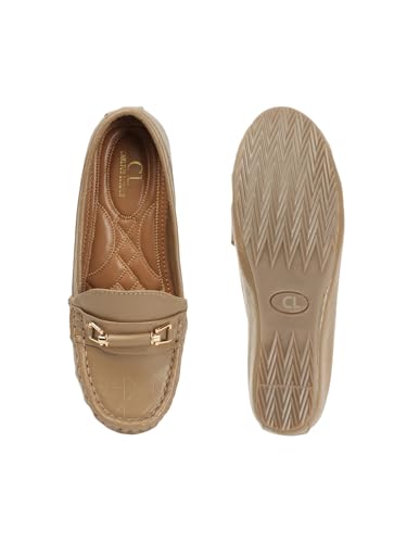 Image of Carlton London Women Comfortable Slip On Flat Loafer Ballet with Heels, for Party and Wedding, Casual and Formal Occasions