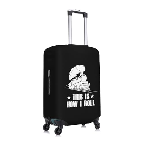 This is How I Roll Train Travel Luggage Cover Suitable for 18-32 inch Luggage Cases4