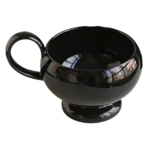 Montesy Styles Ceramic Coffee Mug 280ml with Carrying Handle Stylish Drinkware for Home Office and Outdoor Use