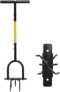 Manual Twist Tiller - Garden Claw Cultivator with Long Handle, Hand Tiller Soil Ripper, Lawn Aerator Weeder for Flower Box and Raised Bed.