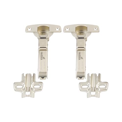 Image of Hettich Sensys Hinges, Sensys 8645I |Clip-on Soft Close Concealed Cabinet Hinges | Halfoverlay Door, Opening angle 110? - (Thickness 24mm) 9.5 Crank