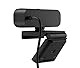 HP 430 Webcam FHD 1080p, Autofokus, 360° Rotation, Sichtfeld bis zu 85°, Doppelmikrofon mit Rauschunterdrückung, Zoom-kompatibel, Sichtschutz, schwarz