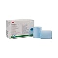 3M Micropore Medical Tape, Non-Sterile, Silicone, Blue, 2 in x 5 1/2 yds, 6 Rolls, 1 Pack