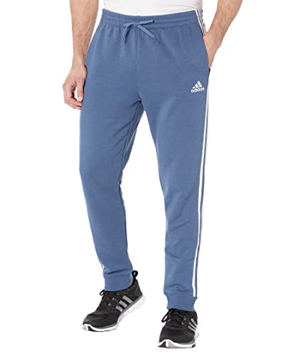 Pantalones de flecos ajustados de felpa para hombre adidas