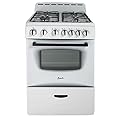 Avanti GR2414CW GR24 24" Compact Gas Range Oven, in White