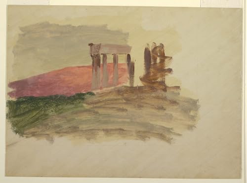 Art Mural Esquisse du temple de Corinthe tableau contemporain haut de gamme 60x90cm poster