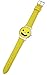 Produktbild Eichmüller Leder Kinderuhr Gelb, Lachen, Freude, Gelassenheit Emoji, 3ATM Quartz Uhrwerk