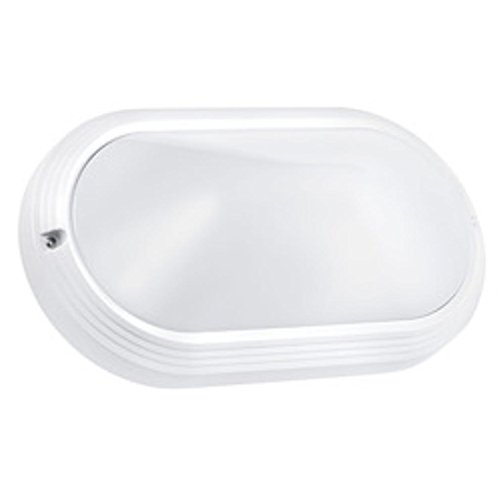 hublot - oval - aric orio - culot e27 - ip54 - blanc - sans lampe