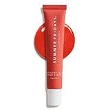 Summer Fridays Tinted Lip Butter Balm - Conditioning Vegan Lip Balm for Instant Moisture, Shine & Hydration - Sheer-Tinted, Soothing Skincare - Poppy (.5 Oz)