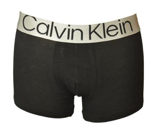Calvin Klein NB3130O Men's Cotton Stretch Boxer Shorts with Visible Elastic and Logo Pack of 32