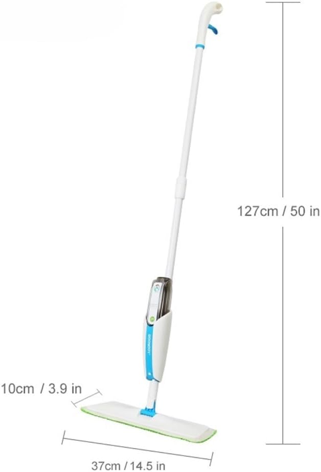 Microfiber Spray Mop - 300ML Washable Floor Mop for Hardwood, Tile, Laminate, 360° Rotating with Reusable Bottle, Dry & Wet Cleaning