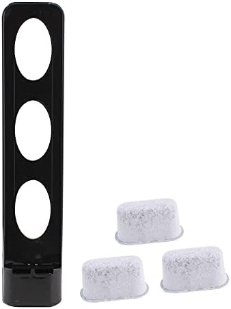 Veterger Replacement Parts Water Filter Holder with 3 Pack Charcoal Water Filters,Compatible with cuisinart Coffee Maker (black)