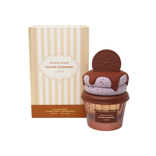 Lattafa Cookie Crave Eau de Parfum, colección Give Me Gourmand,...