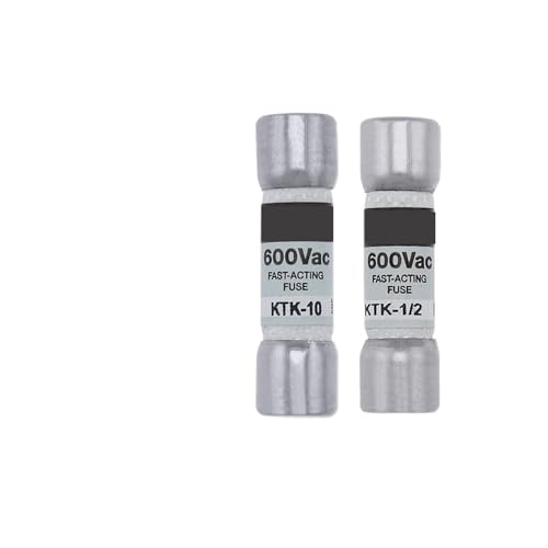Fusible tubulaire KTK-30 céramique 30A 600Vca cartouche 10x38mm pour protection de circuit