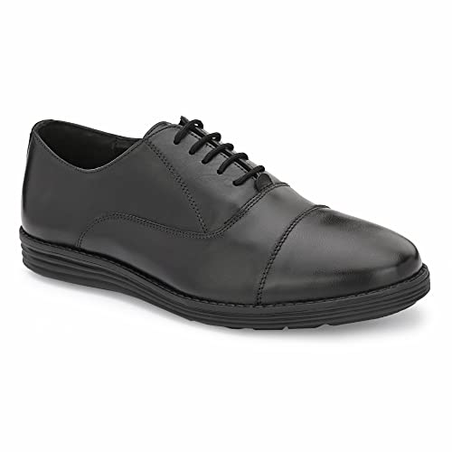 Image of Legwork Men's Leather Police Oxford 2.0 Shoes for Men and Boys