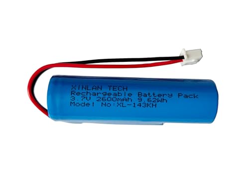 XINLANTECH 3.7V 2600maH 9.62Wh Amplificador de voz Batería recargable de iones de litio compatible con Croove B0143KH9KG batería de repuesto