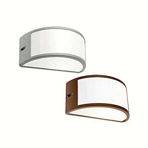 Sovil Wandlamp halve maan open rond aluminium