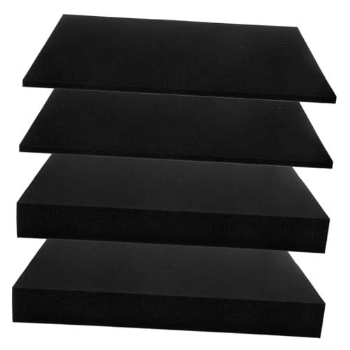 HOMSFOU Protective Black Foam Planter Insert for Shipping Filler Pick Pad Soft Blocks Padded Lining for Electronics Jewelry Box