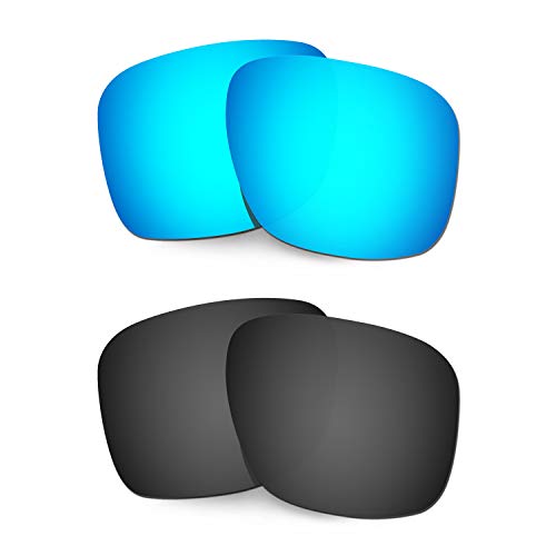Remplacer verre rayé Oakley Holbrook XL avec cette lentille polarisée bleu noir