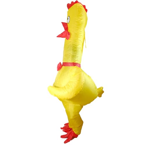 Disfraz Inflable Niño Pollo Amarillo miniatura 2