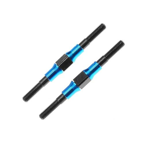 2Pcs Turnbuckle Shaft (3 * 42mm) Reinforced and Hardened Push Rod for Tamiya RC Car Replace Original Part No:53942