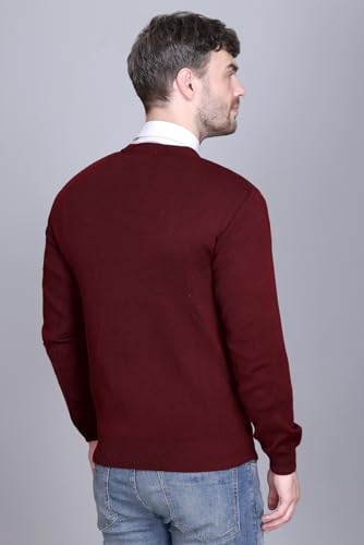 Image of V Neck Wool Sweater Pullover for Men Winter Fullsleeve | Warm Fabric