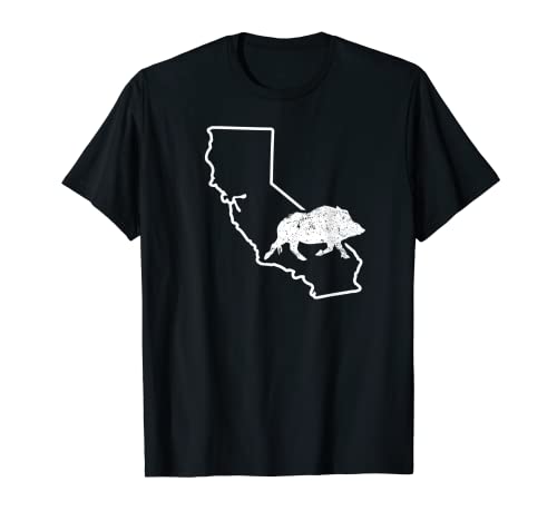 Javelina Shirt California Wild Pig Trapping Cinghiale Maglietta