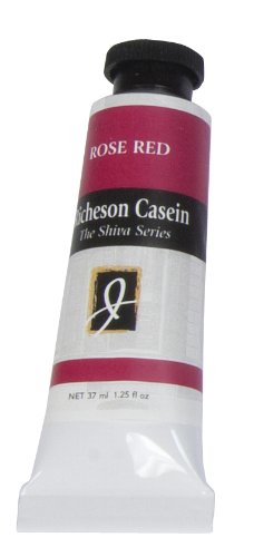 Peinture caséine Jack Richeson 37 ml Rose Rouge pour l'illustration opaque