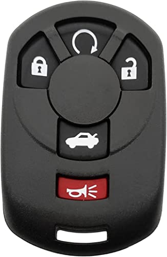 Funda inteligente para llavero de 5 botones para Cadillac STS 2005-2007 (M3N65981403 15212382) (1)