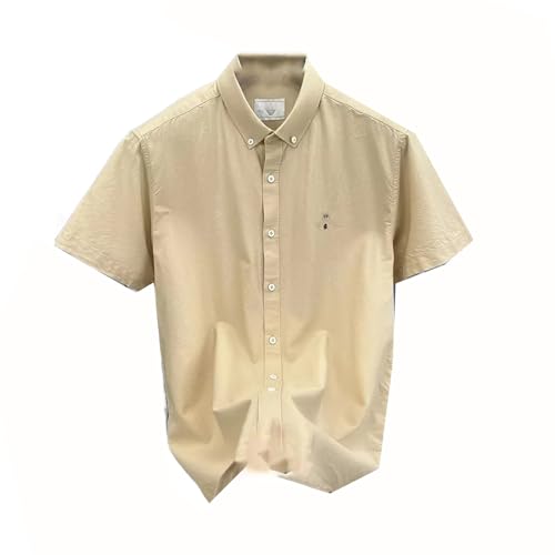 Chemise en pur coton homme style coréen pour un look décontracté chic au quotidien