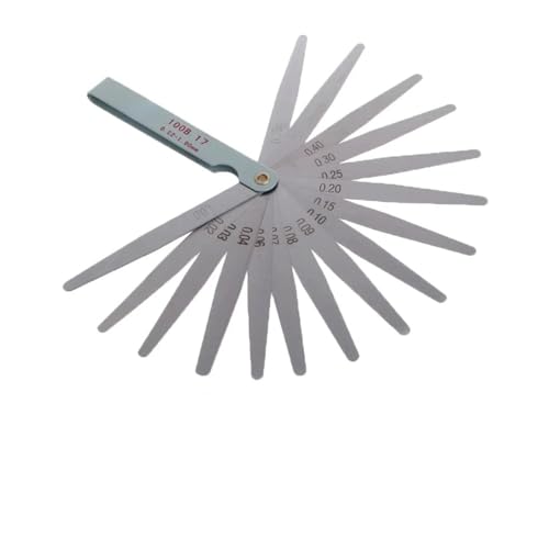 Jauge d'épaisseur à 17 lames 0,02-1mm pour réglage de bougies et soupapes