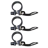 MCAOAL 3pcs Leghe di Alluminio Seggiolini Della Bici Post Morsetti Durabilità Biciclette Sedili Morsetti Tubo Per Mountain Ciclismo Accessori